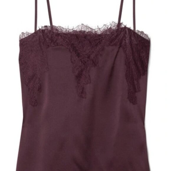 Cami NYC - The Sweetheart Silk Charmeuse Camisole in Aubergine - Picture 1 of 5